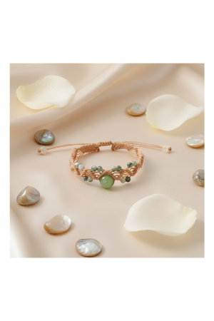 Pulsera Madre perla y ágata árbol.