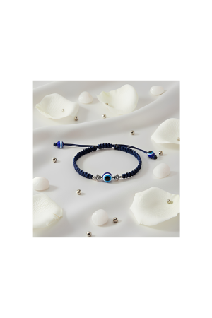Pulsera Ojo Turco con Hilo Azul.