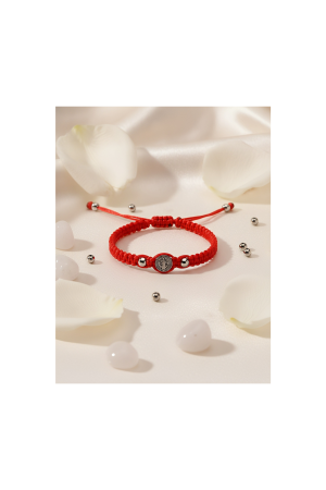 Pulsera San Benito Hilo Rojo.